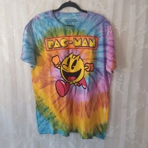 NWOT Pac-Man Tie-dye T-shirt